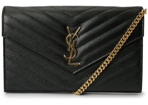 ysl quilted calfskin leather wallet on a chain|WALLETS ON CHAIN .